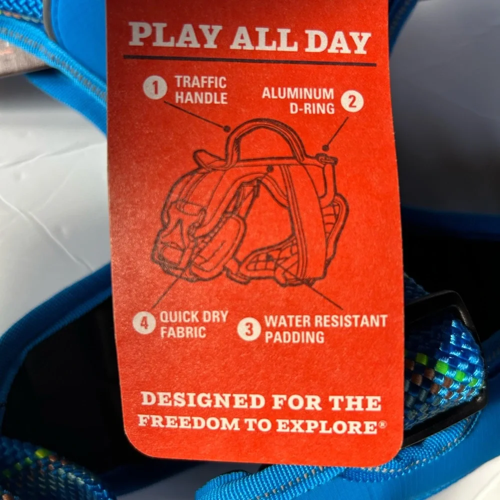 New Arcadia Trail® Quick Dry Dog Blue Harness M